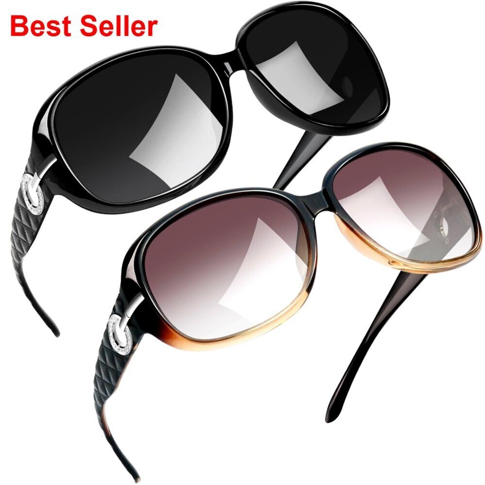 Oversized Polarized Sunglasses UV400 Protection Large Rectangle Frame